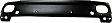 3-Piece Kit, Rear Primed Bumper Cover, Includes (1) Bumper Cover and (2) Bumper End