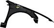 2008 Honda Accord - 3-Piece Kit Front, Driver and Passenger Side Fender, 4-Door, Sedan, CAPA Certified Includes (1) Bumper Cover and (2) Fender