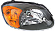 5-Piece Kit Driver and Passenger Side Halogen Headlight, With bulb(s), OE Replacement, Includes (1) Bumper Cover, (2) Fender and (2) Headlight