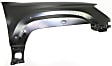 5-Piece Kit, Front Primed Bumper Cover, Includes (1) Bumper Cover, (2) Fender, and (2) Fender Liner