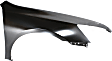 2003 Honda Accord - 5-Piece Kit Front, Driver and Passenger Side Fender, 5-Speed, Transaxle, Automatic Transmission, 2-Door, Coupe, Includes (1) Bumper Cover, (2) Fender, and (2) Fender Liner
