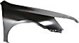 2007 Honda Accord - 5-Piece Kit Front Primed Bumper Cover, 2-Door, Coupe,  Includes (1) Bumper Cover, (2) Fender, and (2) Fender Liner