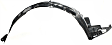 2005 Honda Accord - 5-Piece Kit Front, Driver and Passenger Side Fender, 4-Door, Sedan, Includes (1) Bumper Cover, (2) Fender, and (2) Fender Liner