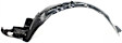 2003 Honda Accord - 3-Piece Kit Front Primed Bumper Cover, Sedan,  Includes (1) Bumper Cover and (2) Fender Liner