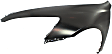 2003-2005 Honda Accord - 3-Piece Kit, Front Primed Bumper Cover, Sedan, CAPA Certified, Includes (1) Bumper Cover and (2) Fender