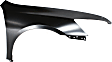 2003-2005 Honda Accord - 3-Piece Kit, Front Primed Bumper Cover, Sedan, CAPA Certified, Includes (1) Bumper Cover and (2) Fender