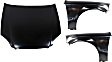 3-Piece Kit Factory Style Hood, Steel, Primed, Includes (2) Fender and (1) Hood