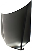 1996-1998 Honda Civic - 3-Piece Kit Factory Style Hood, Steel, Primed, Includes (1) Fender, (1) Headlight, and (1) Hood