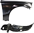 2-Piece Kit, Front, Passenger Side Fender, Includes (1) Fender and (1) Fender Liner