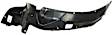 2-Piece Kit, Front, Passenger Side Fender, Includes (1) Fender and (1) Fender Liner
