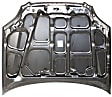 1996 Honda Civic - 6-Piece Kit Factory Style Hood, Steel, Primed, Coupe,  Includes (1) Bumper Cover, (2) Fender, (2) Headlight, and (1) Hood