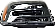 2002-2009 Chevrolet Trailblazer - 4-Piece Kit Driver and Passenger Side Halogen Headlight, With bulb(s), OE Replacement, Includes (2) Headlight, (1) Header Panel and (1) Grille Assembly
