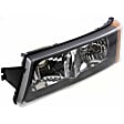 2003-2006 Chevrolet Silverado 1500 HD - 4-Piece Kit Driver and Passenger Side Halogen Headlight, With bulb(s), OE Replacement, Includes (2) Headlight and (2) Turn Signal Light