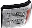 2002 Cadillac Escalade EXT - 4-Piece Kit Driver and Passenger Side Halogen Headlight, With bulb(s), OE Replacement,  Includes (2) Fog Light and (2) Headlight