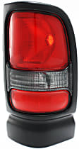 1994-2002 Dodge Ram 2500 - 4-Piece Kit Driver and Passenger Side Halogen Headlight, With bulb(s), OE Replacement, Includes (2) Headlight and (2) Tail Light