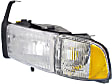 1994-2002 Dodge Ram 2500 - 4-Piece Kit Driver and Passenger Side Halogen Headlight, With bulb(s), OE Replacement, Includes (2) Headlight and (2) Tail Light
