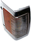 1995 Nissan Pickup XE - 3-Piece Kit Grille, Chrome Shell with Gray Insert,  Includes (2) Corner Light and (1) Grille