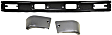 3-Piece Kit, Front Bumper, Painted Black, Includes (1) Bumper and (2) Bumper End