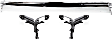 1998 Toyota 4Runner Limited - 3-Piece Kit Step Bumper, Chrome, Face Bar Only; With pad provision, With mounting bracket(s),  Includes Face Bar and Bracket(s)