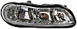 2005 Chevrolet Classic - 3-Piece Kit Driver and Passenger Side Halogen Headlight, With bulb(s), OE Replacement,  Includes (1) Header Panel and (2) Headlight