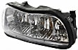 2005 Chevrolet Classic - 3-Piece Kit Driver and Passenger Side Halogen Headlight, With bulb(s), OE Replacement,  Includes (1) Header Panel and (2) Headlight