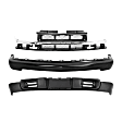 1998-2003 Chevrolet S10 - 3-Piece Kit, Front Bumper, Painted Black, Includes (1) Bumper, (1) Grille, and (1) Valance