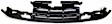 2001 Chevrolet S10 Base - 3-Piece Kit Grille, Black,  Includes (1) Grille and (2) Turn Signal Light