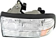 2002 GMC Sonoma - 3-Piece Kit Driver and Passenger Side Halogen Headlight, With bulb(s), OE Replacement,  Includes (1) Grille Assembly and (2) Headlight