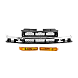 1998-2004 Chevrolet Blazer - 3-Piece Kit, Grille Paintable, Includes (1) Grille and (2) Turn Signal Light