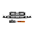 3-Piece Kit, Grille Paintable, Includes (1) Grille, (1) Headlight, and (1) Turn Signal Light