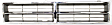 1986-1994 Dodge Ramcharger - 3-Piece Kit, Grille Insert Chrome, Includes (1) Grille Insert and (2) Headlight Door