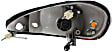 3-Piece Kit Driver and Passenger Side Halogen Headlight, With bulb(s), OE Replacement, Includes (2) Headlight and (1) Header Panel