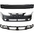 3-Piece Kit, Front Primed Bumper Cover, Includes (1) Bumper Cover, (1) Bumper Reinforcement, and (1) Header Panel