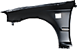 2000-2004 Honda Civic - 3-Piece Kit, Front Primed Bumper Cover, Includes (1) Bumper Cover and (2) Fender