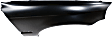 2000-2004 Honda Civic - 3-Piece Kit, Front Primed Bumper Cover, Includes (1) Bumper Cover and (2) Fender