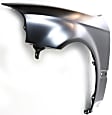 2000-2004 Honda Civic - 3-Piece Kit, Front Primed Bumper Cover, Includes (1) Bumper Cover and (2) Fender