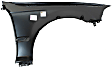 1997 Honda Civic - 3-Piece Kit Front Primed Bumper Cover, Coupe,  Includes (1) Bumper Cover and (2) Fender
