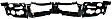 2002-2009 Chevrolet Trailblazer - 3-Piece Kit Passenger Side Halogen Headlight, With bulb(s), With Full Width Grille Bar, OE Replacement, Includes (1) Headlight, (1) Header Panel and (1) Grille Assembly
