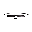 2002-2009 Chevrolet Trailblazer - 3-Piece Kit Passenger Side Halogen Headlight, With bulb(s), With Full Width Grille Bar, OE Replacement, Includes (1) Headlight, (1) Header Panel and (1) Grille Assembly