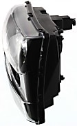 2002-2009 Chevrolet Trailblazer - 3-Piece Kit Passenger Side Halogen Headlight, With bulb(s), With Full Width Grille Bar, OE Replacement, Includes (1) Headlight, (1) Header Panel and (1) Grille Assembly