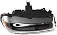 2002-2009 Chevrolet Trailblazer - 3-Piece Kit Passenger Side Halogen Headlight, With bulb(s), With Full Width Grille Bar, OE Replacement, Includes (1) Headlight, (1) Header Panel and (1) Grille Assembly