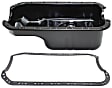 2-Piece Kit Steel Oil Pan, 1.7L, 4Cyl, Includes (1) Oil Pan Gasket and (1) Oil Pan