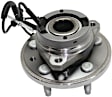 2-Wheel Set Front, Driver and Passenger Side Wheel Hub, 5 Lugs, With Bearing, With Sensor, Includes (2) Tie Rod End and (2) Wheel Hub
