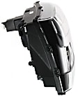 2007 Chevrolet Trailblazer - 3-Piece Kit Driver and Passenger Side Halogen Headlight, With bulb(s), OE Replacement,  Includes (1) Grille Assembly and (2) Headlight