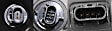 2007 Chevrolet Trailblazer - 3-Piece Kit Driver and Passenger Side Halogen Headlight, With bulb(s), OE Replacement,  Includes (1) Grille Assembly and (2) Headlight