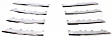 3-Piece Kit Grille Trim, Lower, Chrome, Includes (1) Grille Assembly and (2) Grille Trim