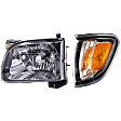 2-Piece Kit Driver Side Halogen Headlight, With bulb(s), OE Replacement, Includes (1) Headlight and (1) Corner Light