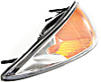 2000-2002 Chevrolet Cavalier - 2-Piece Kit Passenger Side Halogen Headlight, With bulb(s), OE Replacement, Includes (1) Corner Light and (1) Headlight
