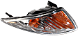 2000-2002 Chevrolet Cavalier - 2-Piece Kit Passenger Side Halogen Headlight, With bulb(s), OE Replacement, Includes (1) Corner Light and (1) Headlight