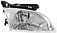 2000-2002 Chevrolet Cavalier - 2-Piece Kit Passenger Side Halogen Headlight, With bulb(s), OE Replacement, Includes (1) Corner Light and (1) Headlight